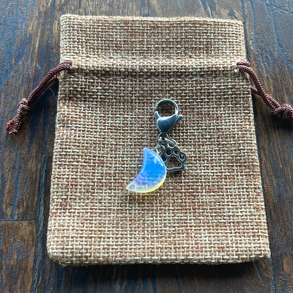 MyPetsCrystalShop on Etsy Other - 2/20$ Opalite Pet Charm Pet Collar Charm Crystal Pet Collar Charm